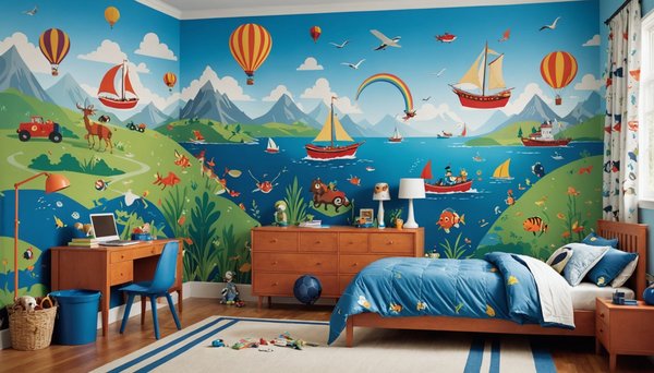 Papier peint chambre garçon : des motifs qui inspirent l'aventure